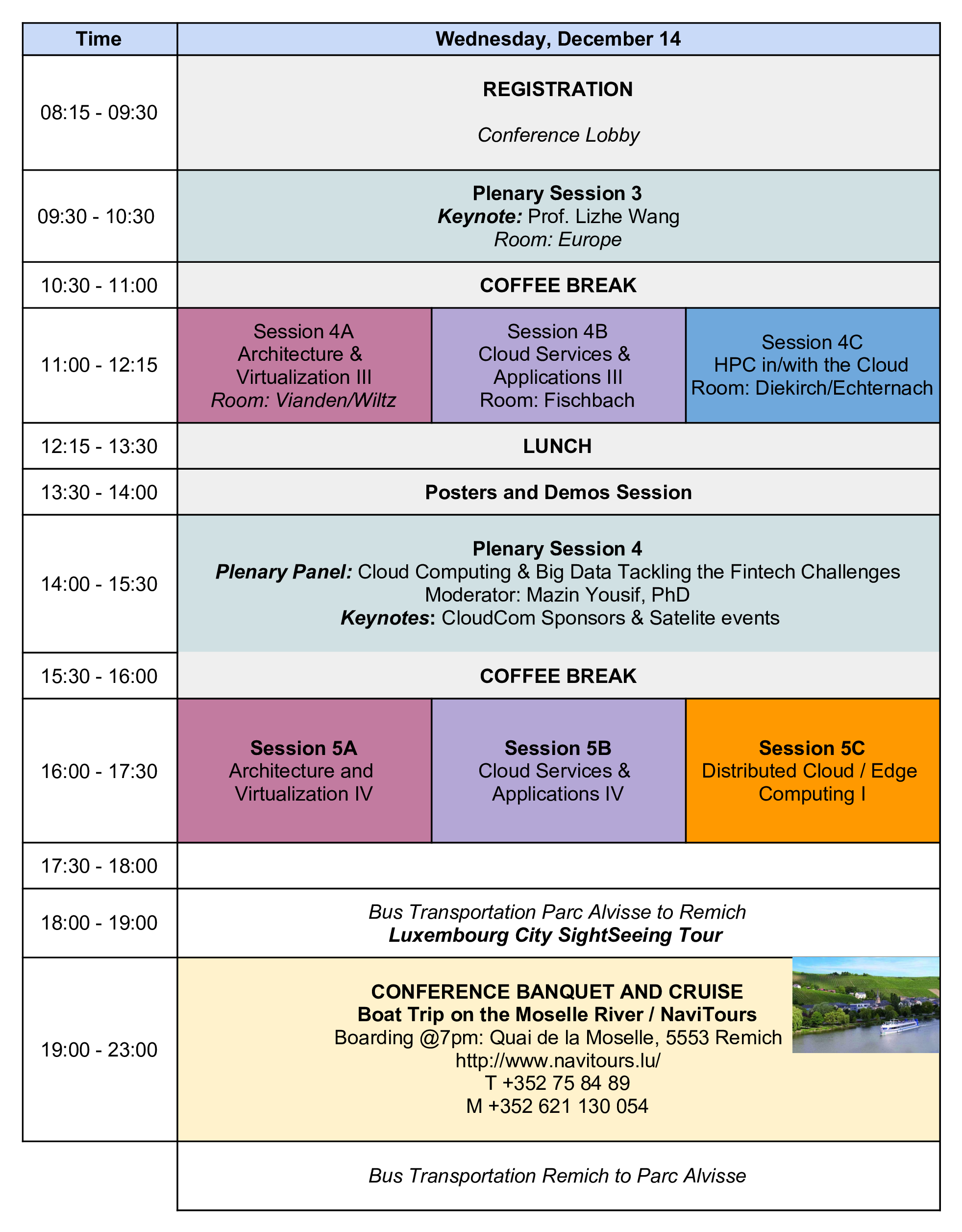 title="IEEE CloudCom 2016 Program for Wednesday, December 14th, 2016"